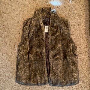 Abercrombie Faux Fur Vest